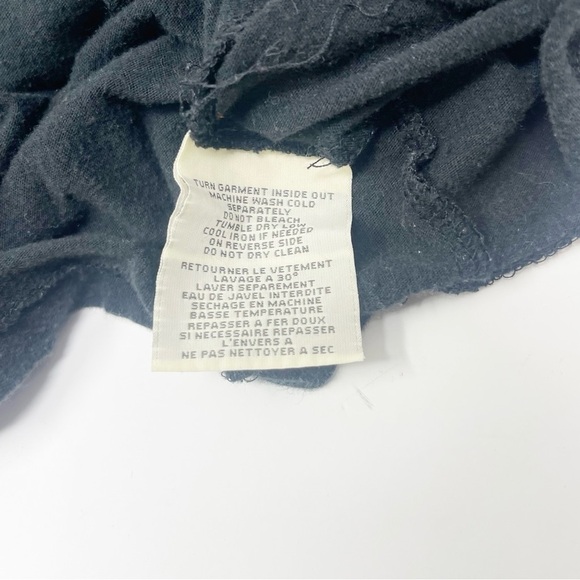 RALPH LAUREN DENIM & SUPPLY Women’s Black Boyfriend V-Neck Eagle Graphic Tee M - Picture 5 of 5